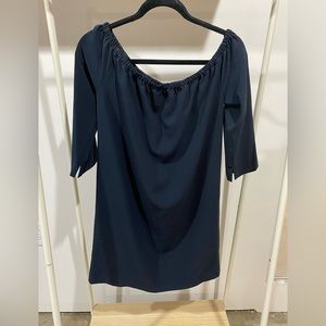 Felicity and coco blue off the shoulder dress